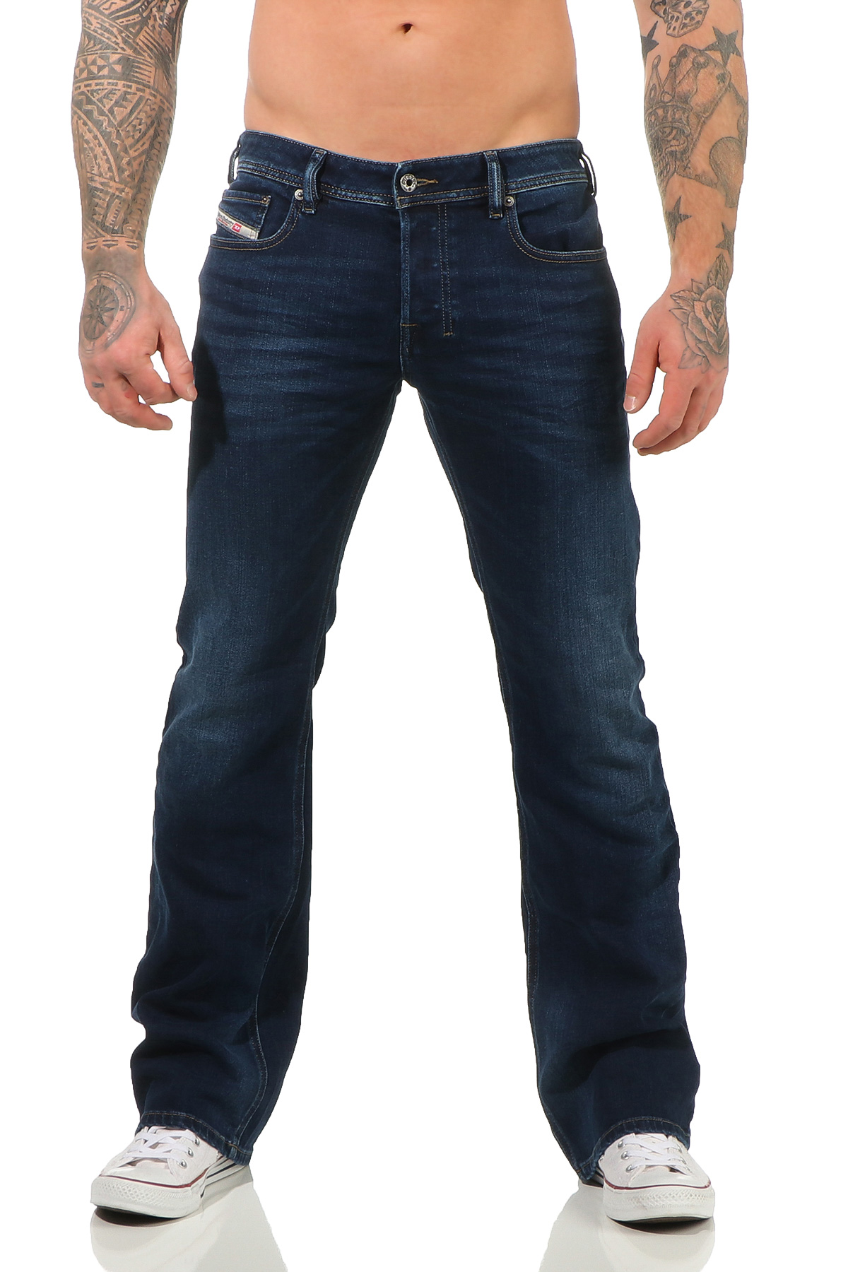 Diesel Men's Jeans Zatiny Trousers Bootcut Wide Leg Regular Men Jeans Trousers | eBay