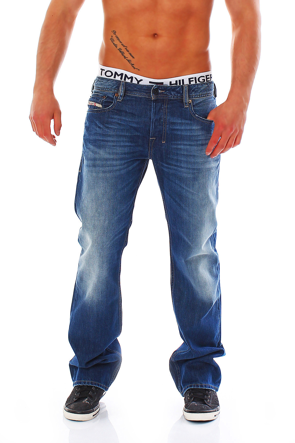Diesel Jeans Zatiny Regular Men's Trousers Slight Bootcut USED LOOK NEW | eBay