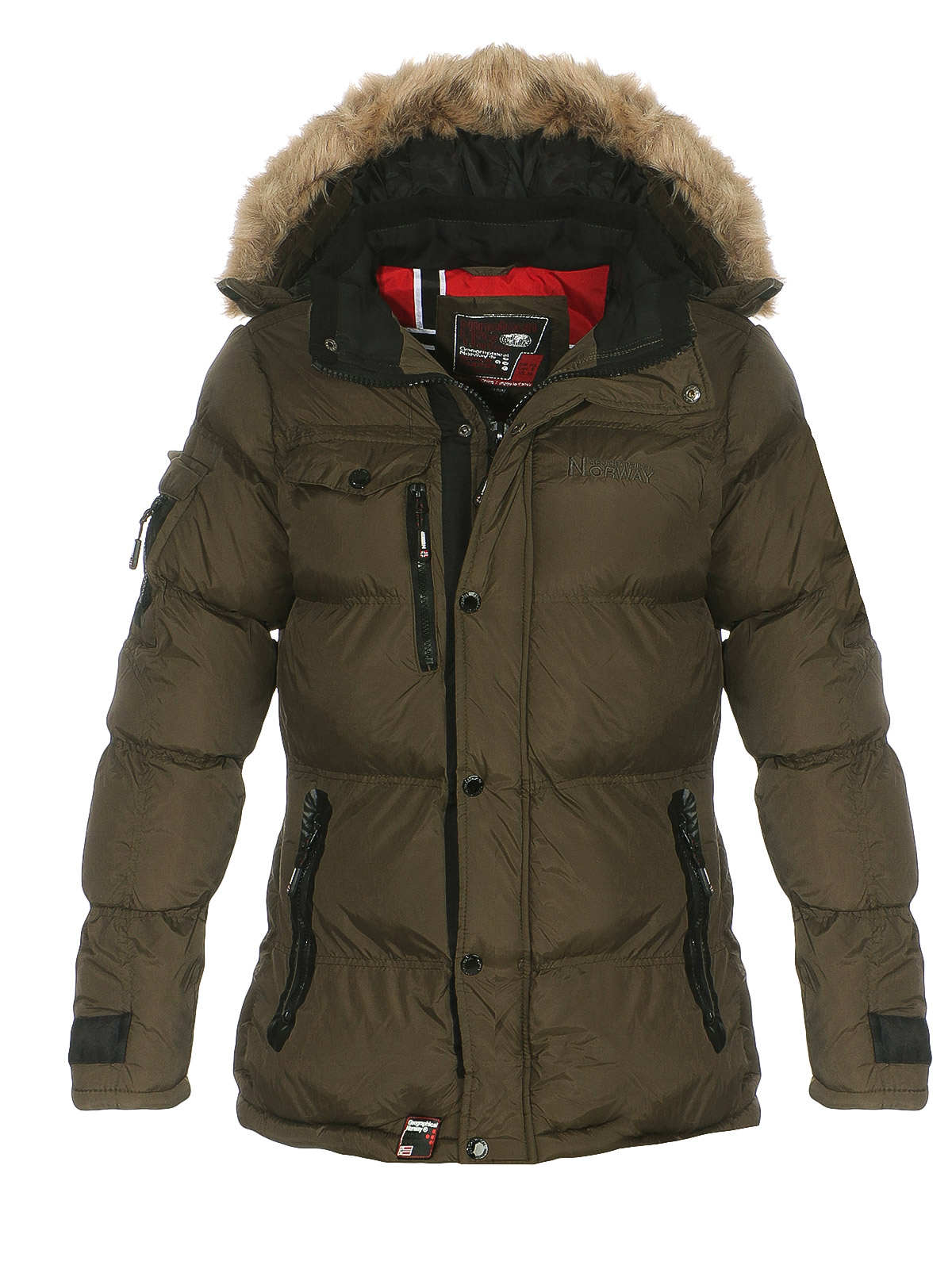Geographical Norway Men's/Ladies Partner Jacket Quilted Winter Jacket S ...