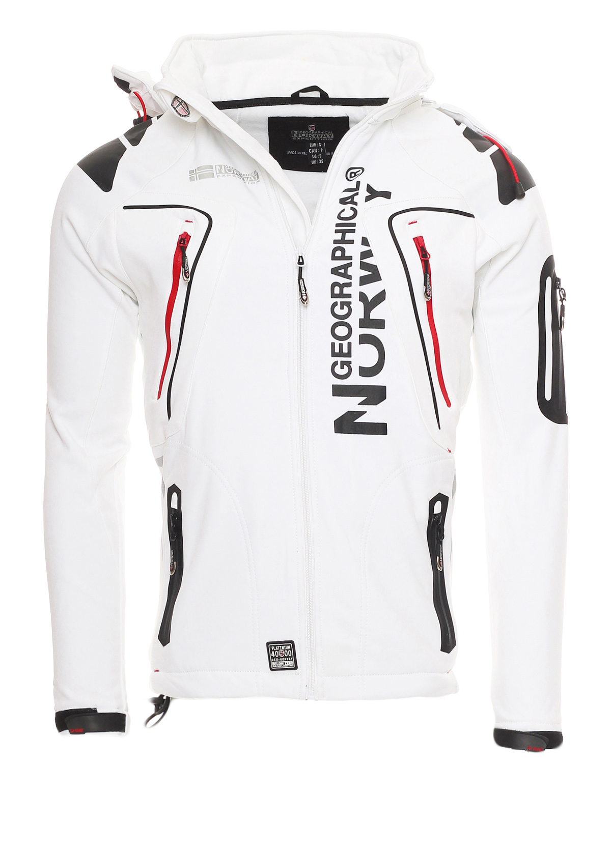 Geographical Norway Mens Softshell Jacket Outdoor Rain Sport Geographical Norway Herren Softshell Outdoor Jacke Tambour